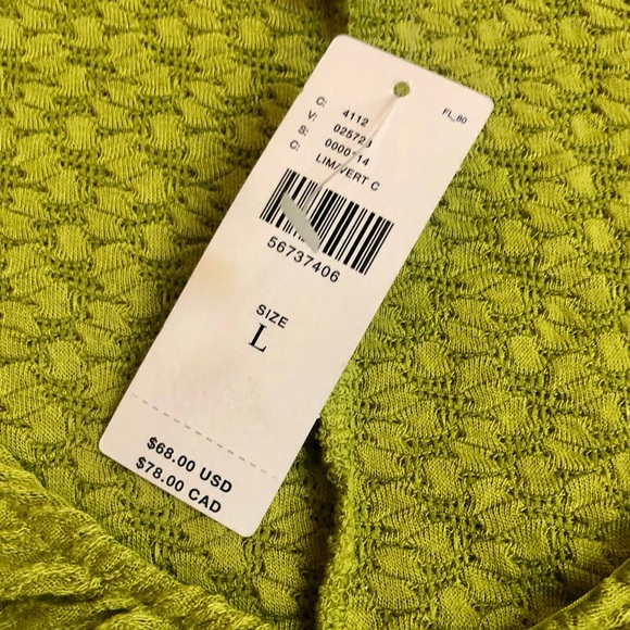 NWT Anthro Citron Sidonie V-neck Top - Picture 9 of 11